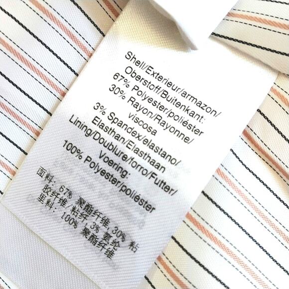 DKNY Blazer Oversized Sz 16 Soft Peach GOLD Buttons Long Jacket Avante Garde NEW - Picture 13 of 14